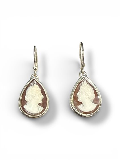 Ohrringe Mandile 1922 Dame Cammei  in Silber Conchiglia 2MORCM33 - 2MORCM33